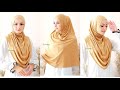 How to make instant hijab in 5mins | instant hijab tutorial |How to cut and sew hijab