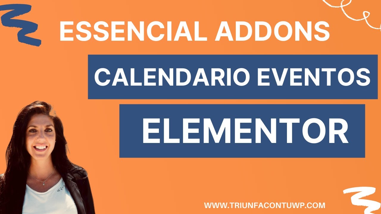 ➤ Crea un CALENDARIO  de eventos con [ ESSENCIAL ADDONS FOR ELEMENTOR]