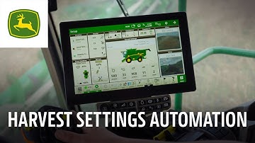 John Deere COMBINE AUTOMATION: boosts grain quality and performance