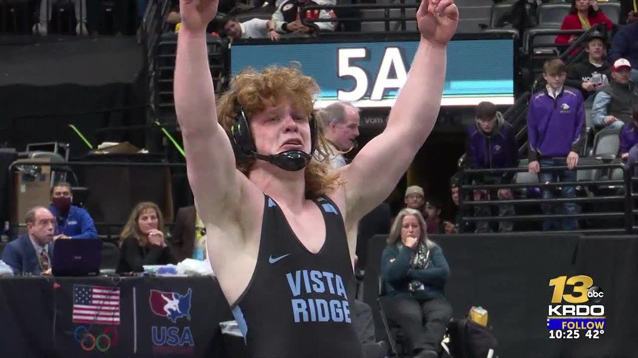 The finals of the state high school wrestling championships YouTube
