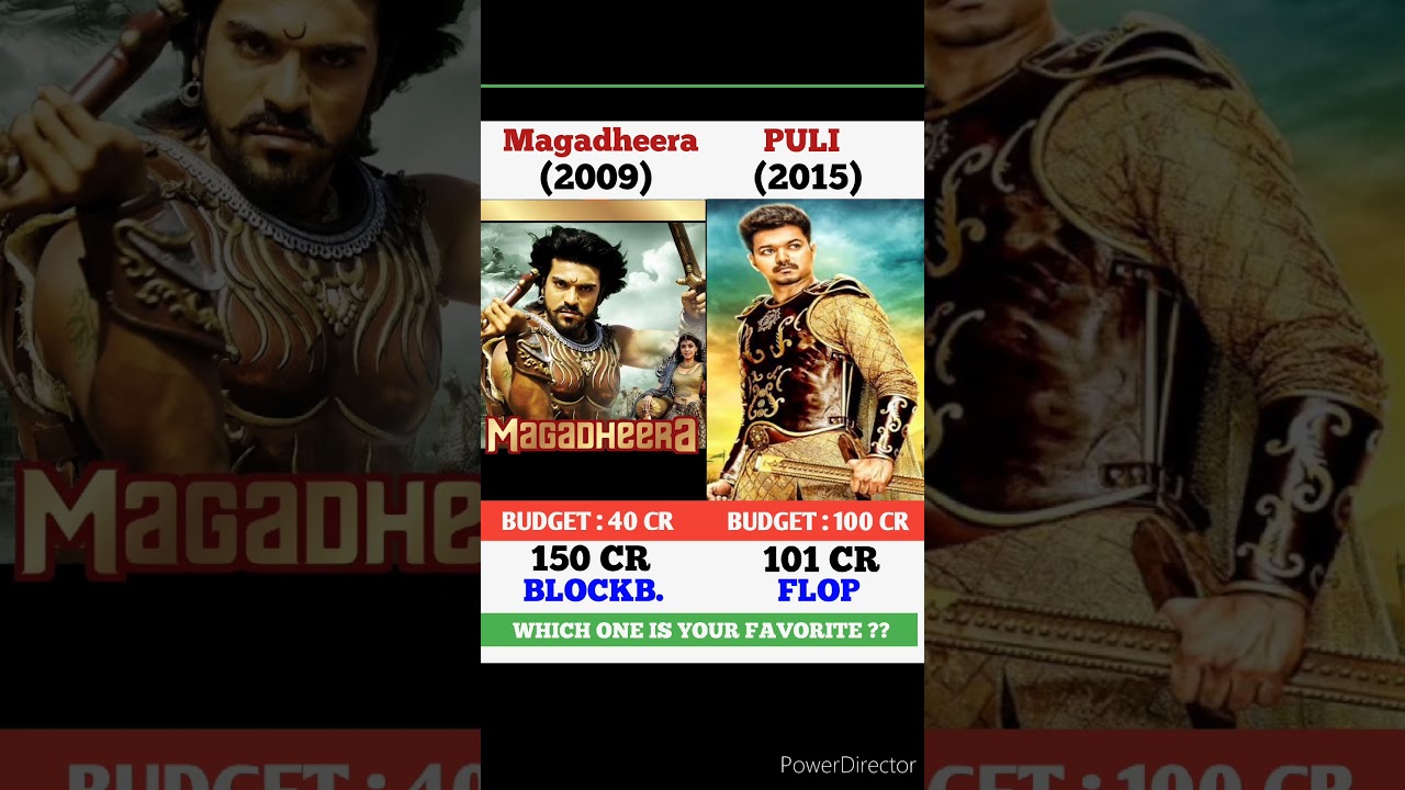 Magadheera Vs Puli Movie Comparison || Box Office Collection 