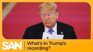 Audio recording reveals Trump discussing ‘secret, classified’ documents