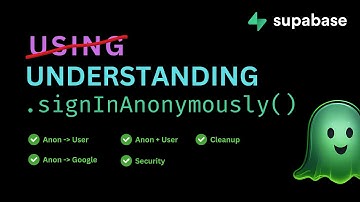 😱 Crazy new Supabase feature: Understand and learn about anonymous users