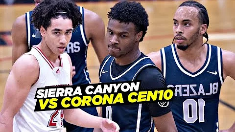 Bronny James vs Jared McCain!! Sierra Canyon vs Co...