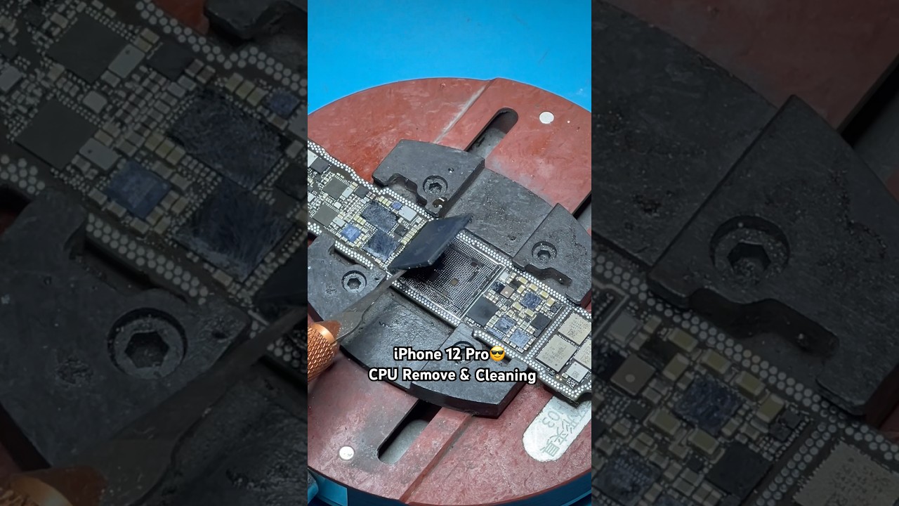 iPhone 12 Pro😎 CPU Remove & Cleaning📌😱 