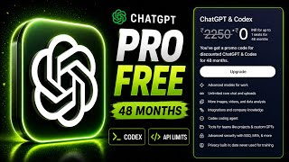 Famous ChatGPT Pro free | Codex free for 48 months 2026 Profile