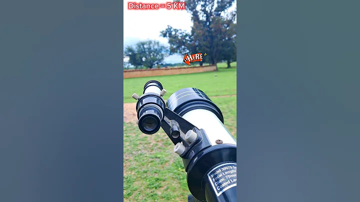 150x Telescope Zoom Test || 5 KM Range Test || F30070m #shorts