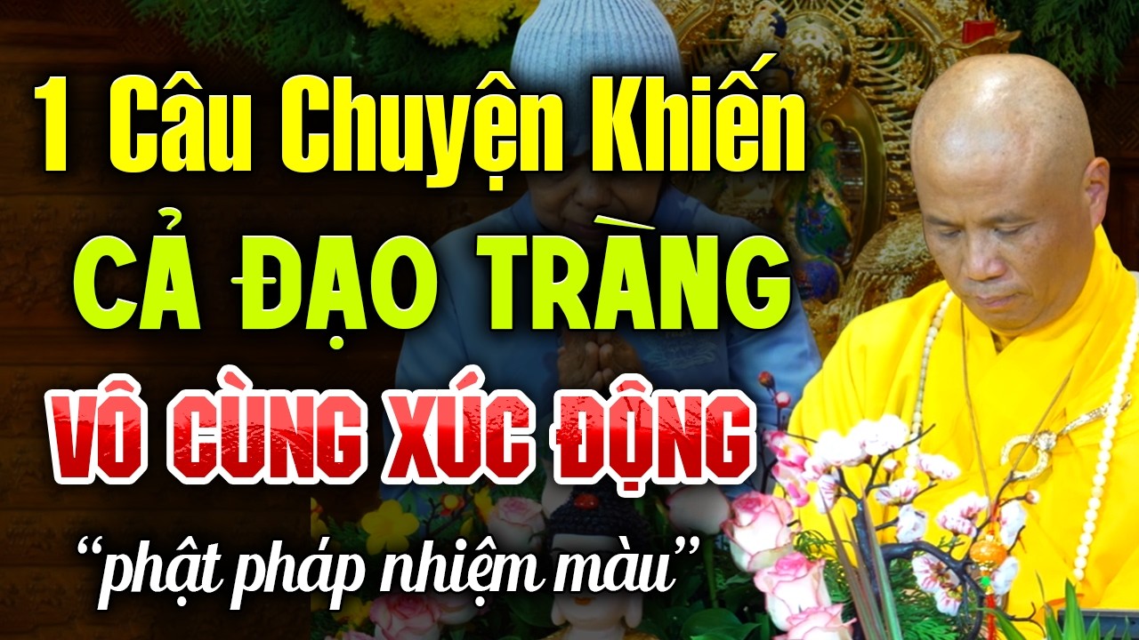 Câu Chuyện Phật Pháp Nhiệm Màu Đầu Năm Khiến Cả Đạo Tràng Xúc Động | Thầy Thích Giác Nhàn