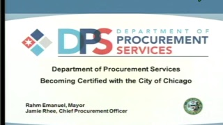 Procurement Fundamentals: Doing Business with the City of Chicago