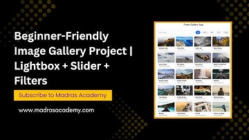 How to Build a Responsive Image Gallery with Lightbox & Thumbnail Slider | HTML CSS JS Tutorial 🔥