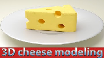 3d cheese modeling in blender for beginners