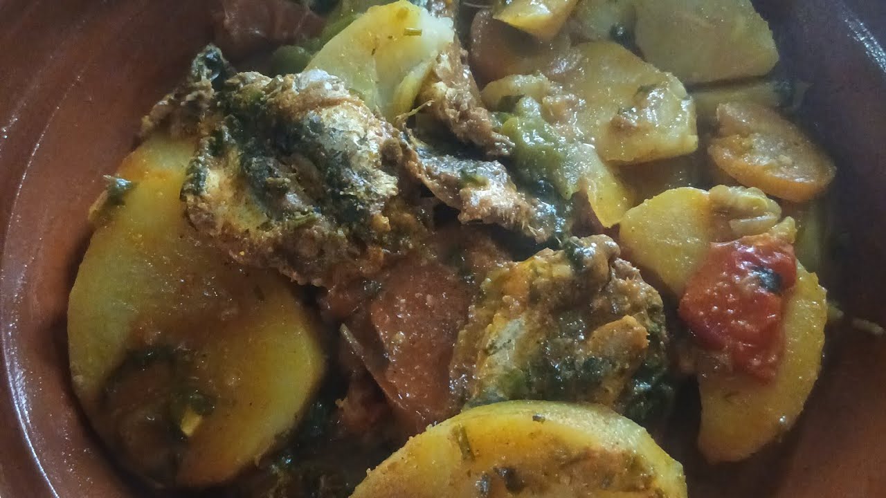 طجين ديال الحوت على الكانون 😍