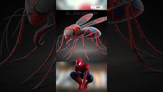 Superheroes As a Mosquito 💥 Marvel & Dc - All Characters #avengers #shorts #marvel