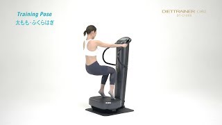 Training Pose：太もも・ふくらはぎ用、ダイエットトレーナーコアDT-C1000【フジ医療器公式】