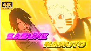 This Is 4K Anime Naruto X Sasuke 4K 60 Fps Ishiki Otsutsuki Flashbacks Amv
