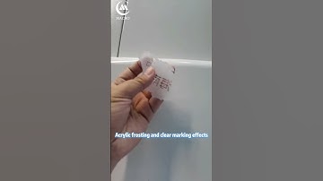 Acrylic engraving, frosted effect #machine #laserengraving #lasermachine #acrylic