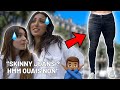 Micro trottoir  lavis des parisiens sur le skinny jeans   origine du jeans