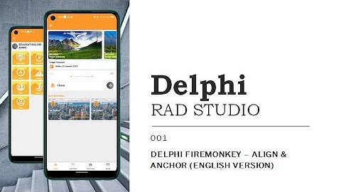 001 - Align & Anchor Firemonkey Design Tutorial (English Version)