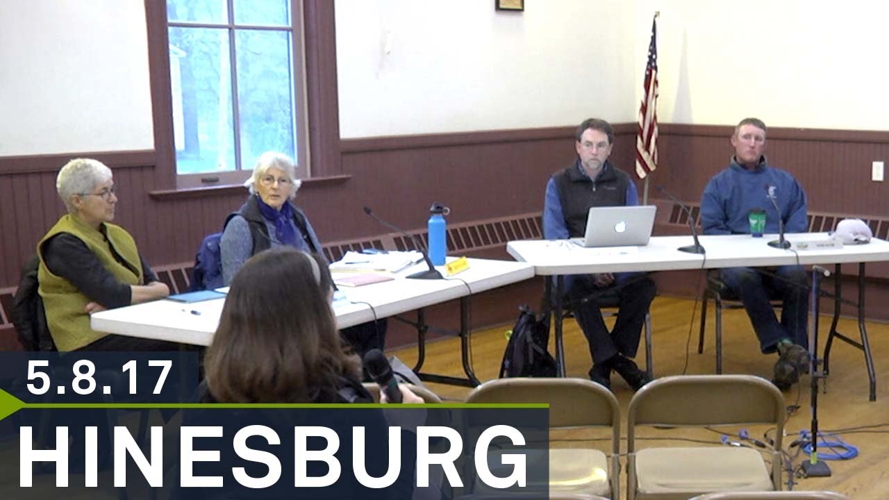Hinesburg Selectboard May 8, 2017 YouTube