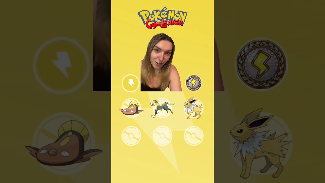 Electric type Pokémon gym leader tiktok filter by thelife_inphoto