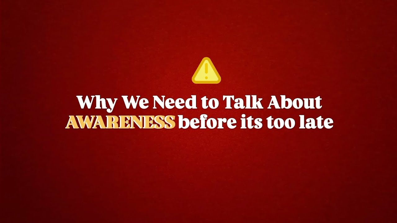 Importance Of AWARENESS. - YouTube