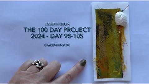 The 100 day project 2024 - Day 99-105