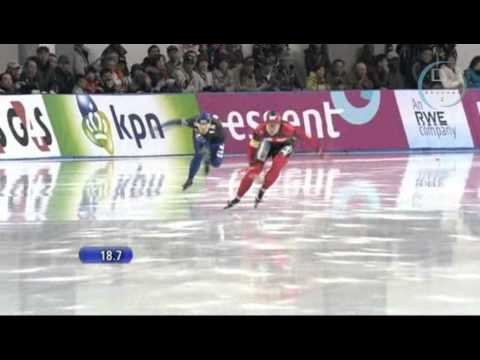 Jenny Wolf & Sang-Hwa Lee 500m, 1st round, Obihiro...