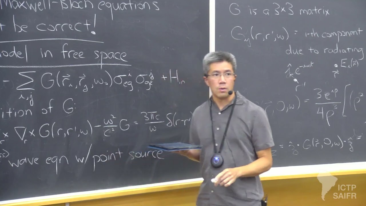 Darrick Chang - Atom-Light Interactions as a Dissipative Spin Model - Class 05 of 06