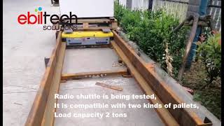 Famous EBILTECH wireless remote control radio shuttle loading 2 tons Wealth