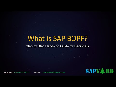 End to End SAP BOPF for ABAP Developers in 90 minutes