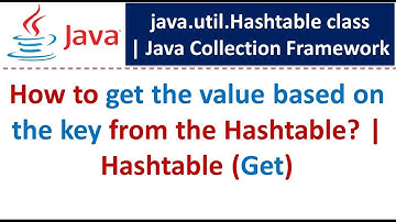 How to get the value based on the key from the Hashtable? | Hashtable (Get)