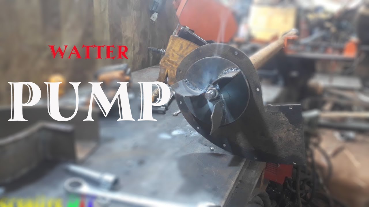 DIY  Making Water Pump ll máy bơm bùn chế