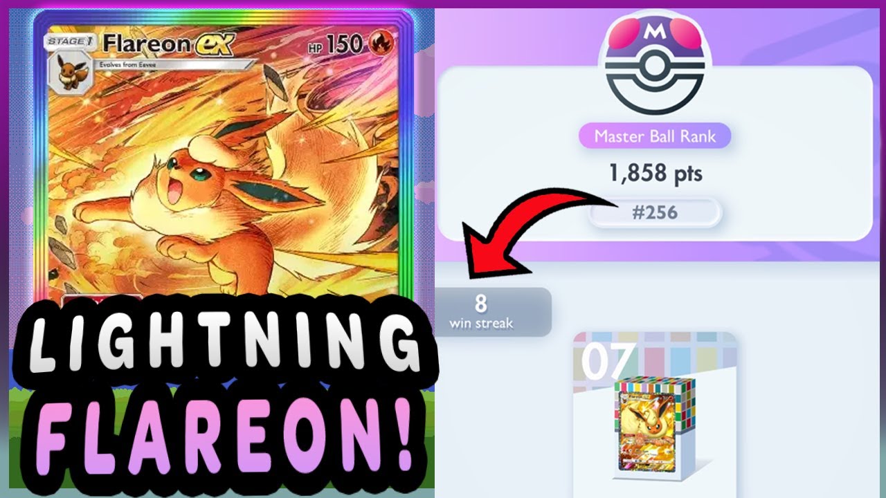 HUGE WINSTREAKS with this NEW Flareon Build! (Top 200 Rank!)