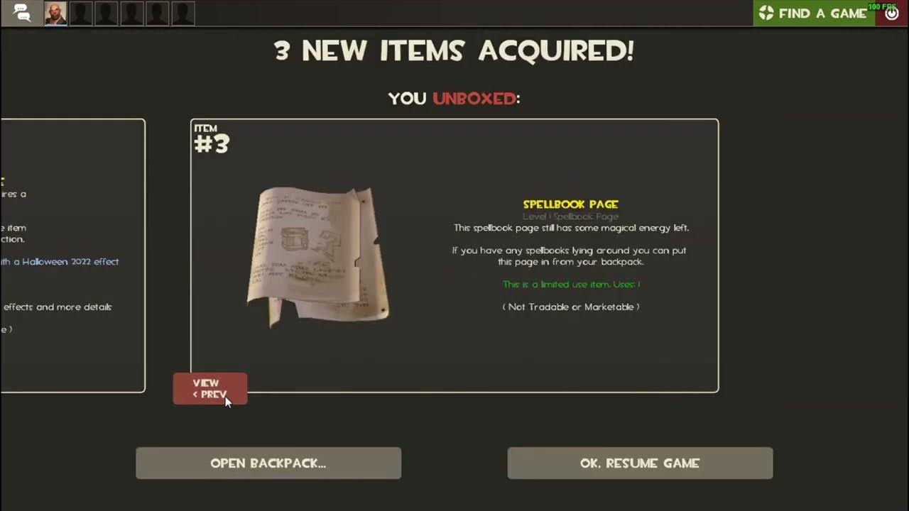 Team Fortress 2 Halloween packages unboxing Part 1 YouTube