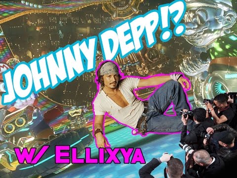Mario Kart 8 w/ ELLIXYA | OMG JOHNNY DEPP!