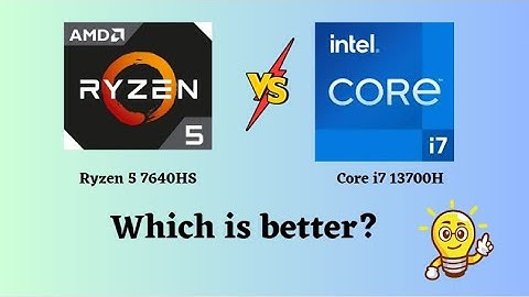 Ultimate Mid-Range Battle: Ryzen 5 7640HS vs Core i7 13700H