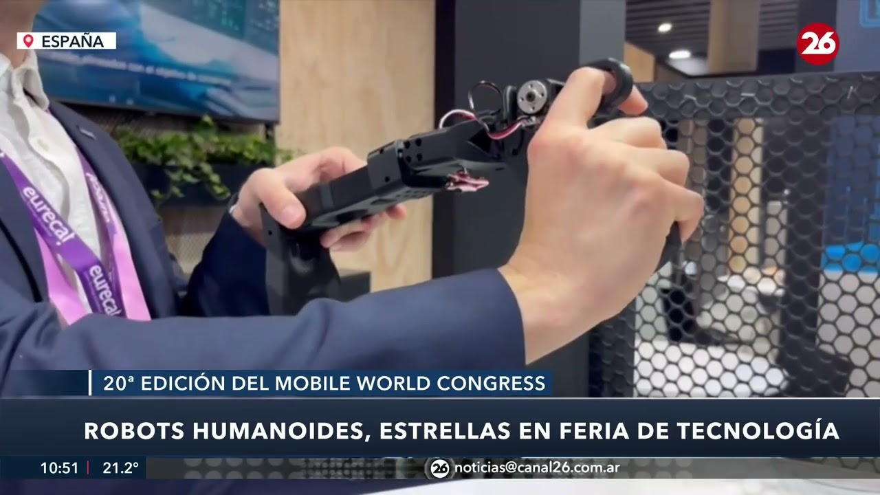 🤖 MOBILE WORLD CONGRESS | Robots humanoides son las estrellas de la feria tecnológica