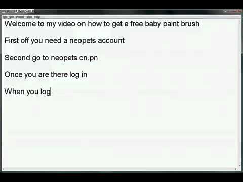 How to get a free baby paint brush no freeze rate.