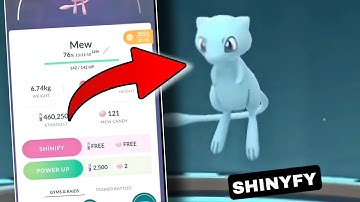 OMG! Shinfy Mew into shiny Mew