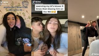 Kissing My Bf Suddenly &amp; Loving Him While Recording To See His Reaction Tiktok Compilation