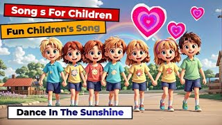 Children Song with Lyrics in English/Fun Children's Song,Dance in the sunshine.