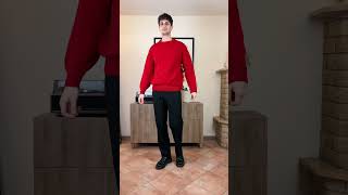 Styling Red Sweater & Uniqlo Fleece