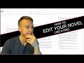 How to edit your novel
