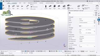 How to Model Spiral Ram in Tekla Structure using RC Beam