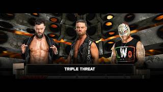 Finn Balor vs JD McDonagh vs Rey Mysterio   Triple Threat Match   RAW from Atlantic City, New Jersey