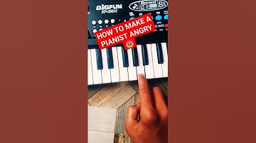 #piano #pianotutorial HOW TO MAKE A PIANIST 🎹 ANGRY 😡 #tutorial #keyboard #shorts