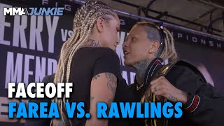 Christine Ferea Went OFF on Bec Rawlings During Their Press Conference Faceoff | BKFC 41