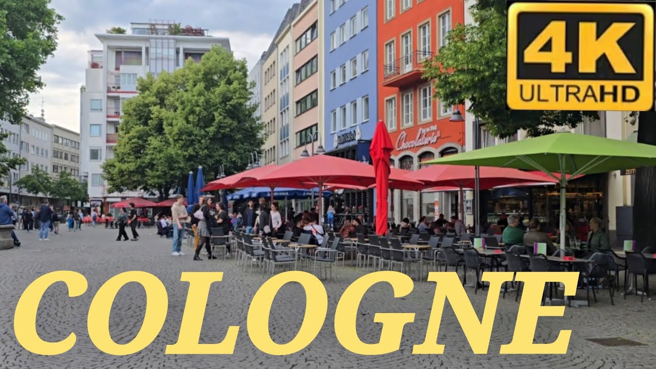 Cologne Streets-4K Walking Tour 2025