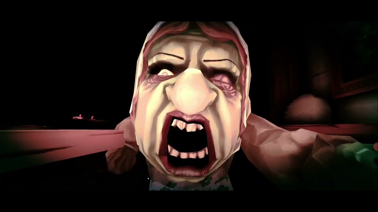 witch cry old version vs new version and old jumpscare vs new jumpscare 😱