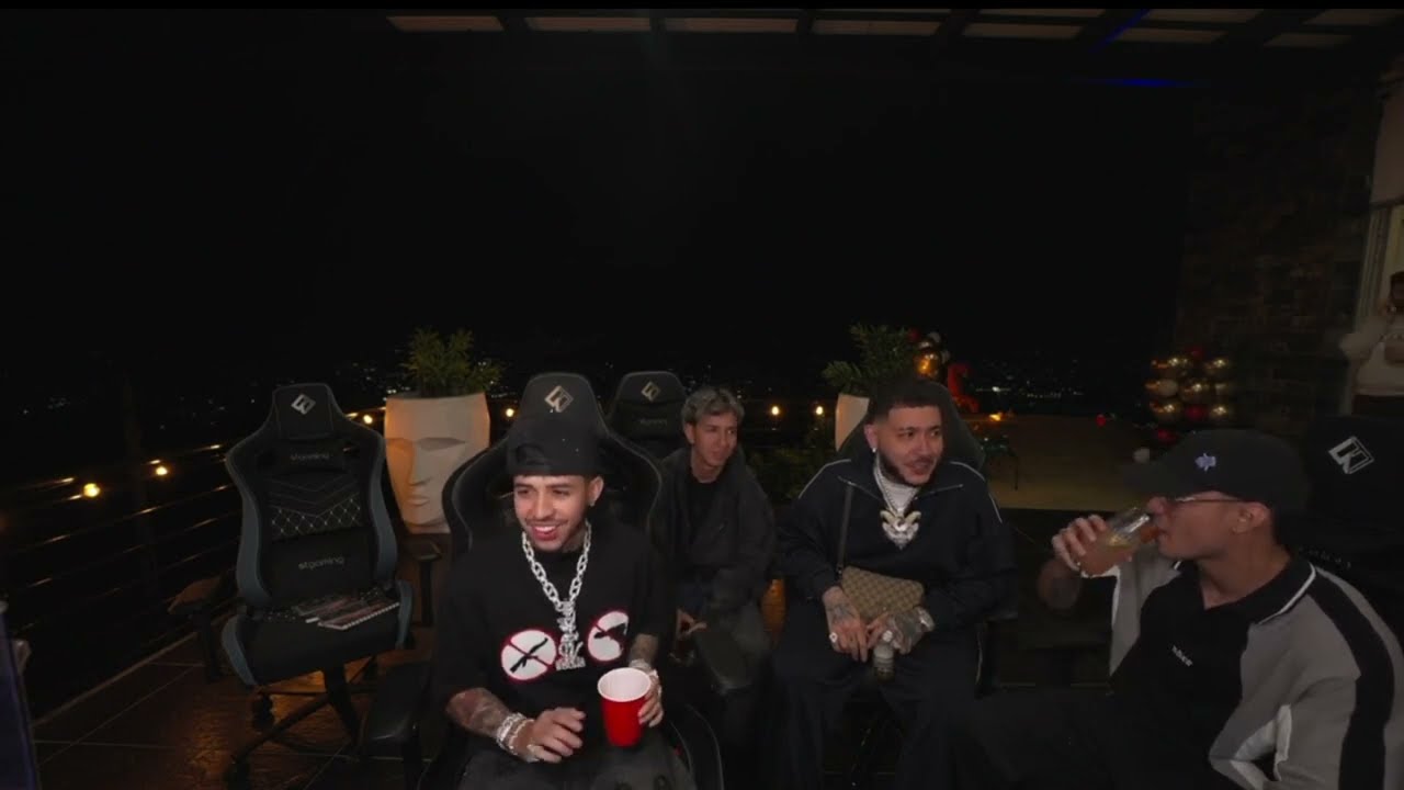 WESTCOL CON KRIS R Y TODA LA GANGA ANTES DEL POOLPARTY